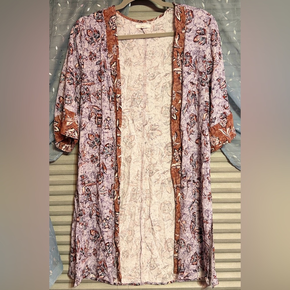 Maurices Floral Patterned Women's Kimono Blouse
